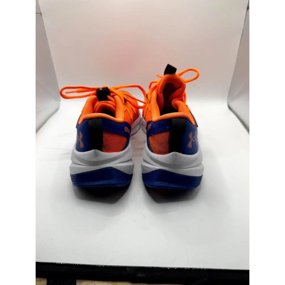Under Armour Scramjet 6 GS 3027691-800 Kid 5.5 Sneaker Orange Mesh Running Shoes